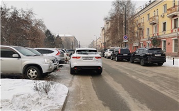 За нарушителями правил парковки в историческом центре Красноярска начнет следить «Паркон». Штрафы будут выписываться автоматически