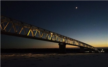 «Работы идут с опережением графика»: Высокогорский мост в Красноярском крае готов на 88 %