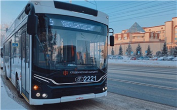 Пассажиропоток студенческого троллейбуса в Красноярске вырос в 1,5 раза