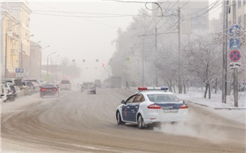 В Красноярском крае полицейские устроили вооруженную погоню за нетрезвым водителем