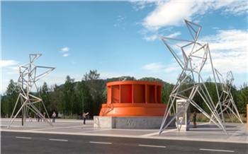 У Красноярской ГЭС компании Эн+ создают новый парк и смотровую площадку