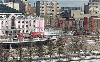 В Красноярске из-за задымления в интернате им. Х. М. Совмена эвакуировали 60 детей