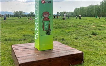 На красноярском Татышеве появился автомат с кормом для сусликов