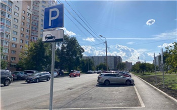 У новой поликлиники в красноярском Северном оборудовали дополнительную парковку