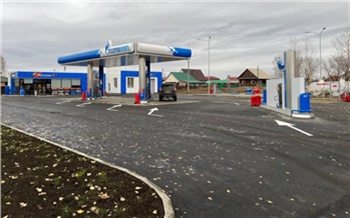 В Минусинске открылась новая круглосуточная АЗС «Газпромнефть»
