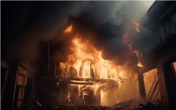 Ночью в Красноярске неизвестные подожгли автомобиль: пожар сопровождался взрывами