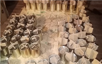 Минусинская группа компаний «Сибирский массив» произвела более 300 окопных свечей для СВО