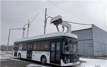 В Красноярске из Северного в «Тихие зори» начали ездить электробусы
