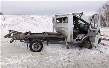 Водитель «Газели» погиб в аварии с грузовиком на трассе в Красноярском крае
