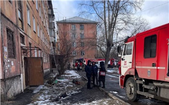 В пожаре на правом берегу в Красноярске погиб мужчина