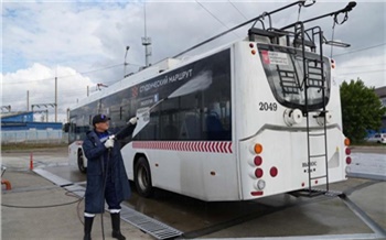 В Красноярске построят еще одну мойку для автобусов