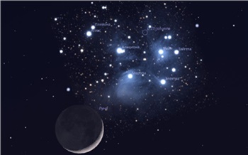Вместо затмения и звездопада в апреле красноярцы увидят комету и сближение Луны с Плеядами