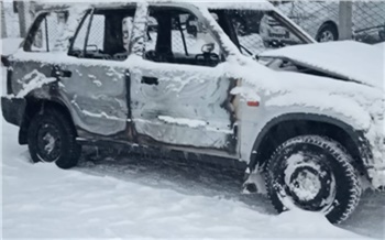 Алиментщик из Туруханска сжег свой же автомобиль после ссоры с бывшей женой