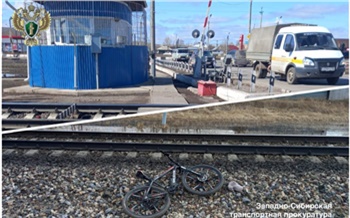 Поезд сбил велосипедиста на западе Красноярского края