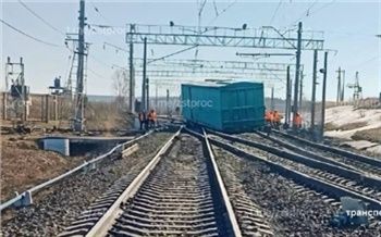 «Движение приостановлено»: на станции Зеледеево сошли с рельсов вагоны грузового поезда