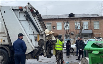В Красноярске усилен контроль за вывозом мусора с проблемных площадок