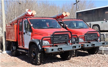 В Красноярском крае Лесопожарный центр получил новую партию спецтехники для борьбы с огнем
