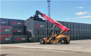 КрасЖД открыла новую контейнерную площадку площадью почти 5 тысяч «квадратов» на станции Абакан