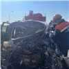 На «глубоком обходе» Красноярска погиб водитель врезавшегося в фуру «Фольксвагена»