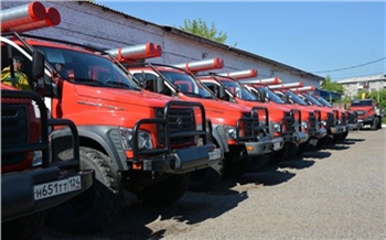 В Красноярском крае пожарные получили новую партию спецтехники для борьбы с огнем в лесах