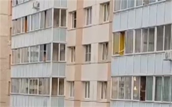 В Красноярске мужчина стрелял из пневматического оружия с балкона многоэтажки