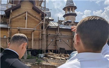 «Впечатления божественные!»: Сергей Еремин сходил в строящийся храм на красноярской Стрелке
