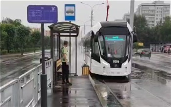 В Красноярске открыли трамвайное движение по главному проспекту правобережья
