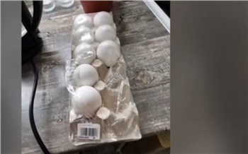 В Ачинске магазин продавал тухлые яйца с зачеркнутым ручкой сроком годности