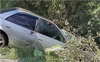 Под Ачинском «Тойота» упала в реку с высоты четырех метров, водитель погиб