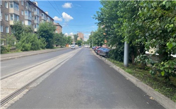 В Красноярске рядом с Сибирским клиническим центром ФМБА отремонтировали дорогу