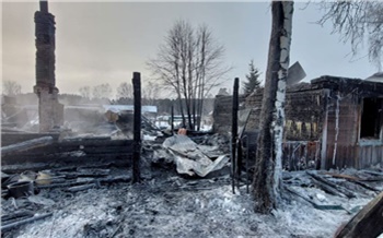 В Нижнеингашском районе в ночном пожаре погиб мужчина, его жена сумела спасти ребенка