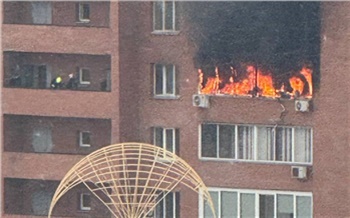 Пожар в красноярской многоэтажке на Алексеева мог произойти из-за майнера