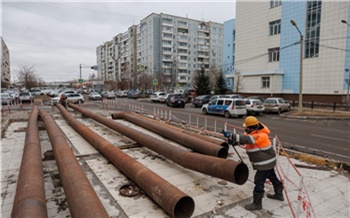 Энергетики приступили к масштабному ремонту возрастного трубопровода на улице Урванцева в Красноярске