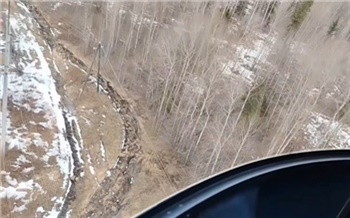 Энергетики задействовали воздушную технику для устранения последствий урагана в отдаленных районах Красноярского края