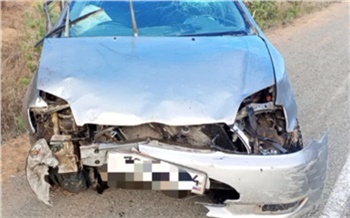 Автоледи погибла в одиночном ДТП в Красноярском крае