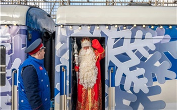 В декабре поезд Деда Мороза посетит три города Красноярского края