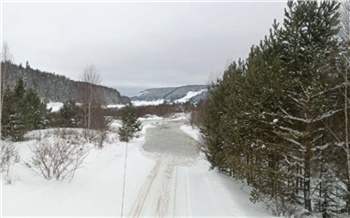 В Богучанском районе Красноярского края подтопило автодорогу: движение закрыто