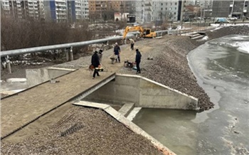 В Красноярске завершился ремонт плотины озера Ивашечкинское
