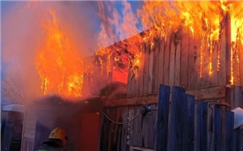 За сутки в Красноярском крае произошло 14 пожаров