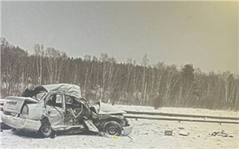 Автоледи разбилась насмерть под Красноярском