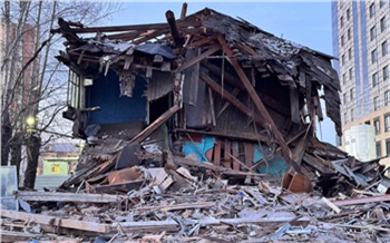 В Красноярске на Семафорной снесли еще один барак