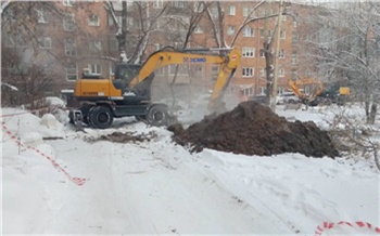 В Красноярске резкое потепление может привести к коммунальным авариям