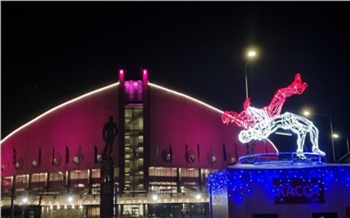 В Красноярске включат праздничную иллюминацию