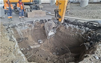 Для ремонта разрушенной дороги на Семафорной проложат 200 метров временной канализации