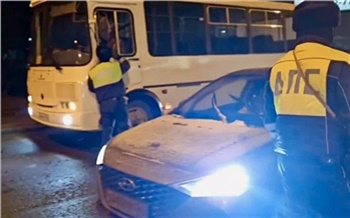 В Красноярске за выходные инспекторы ДПС задержали 42 пьяных водителя