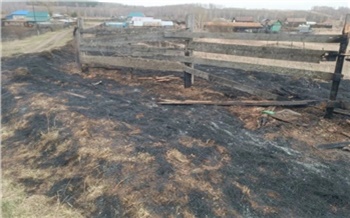 В Шарыповском округе дети ради забавы устроили пожар в дачном сообществе