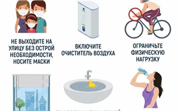 Красноярцам рассказали, что делать при задымлении на улице