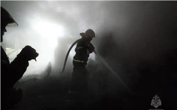В Емельяновском округе при пожаре в бане погиб мужчина