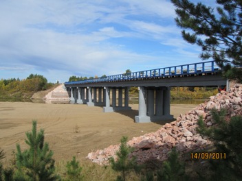 мост через реку Кемь