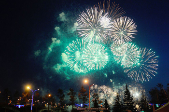 Главный новогодний фейерверк в Красноярске оплатили спонсоры 